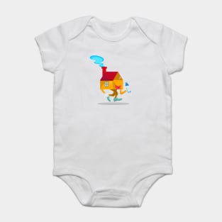 Exercise for healthy life Baby Bodysuit